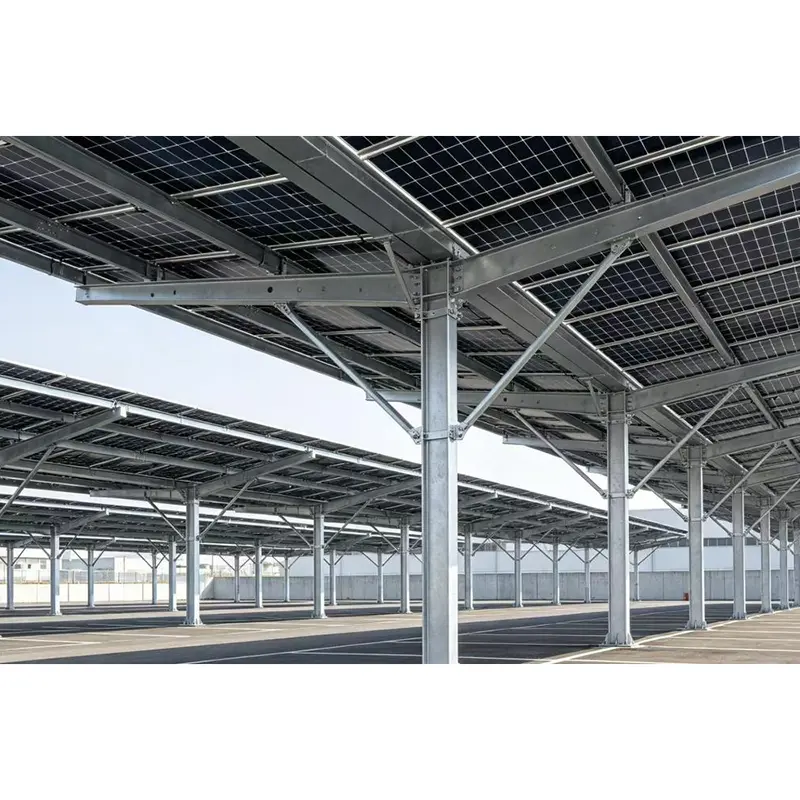 Fotovoltaisk stålkonstruktion