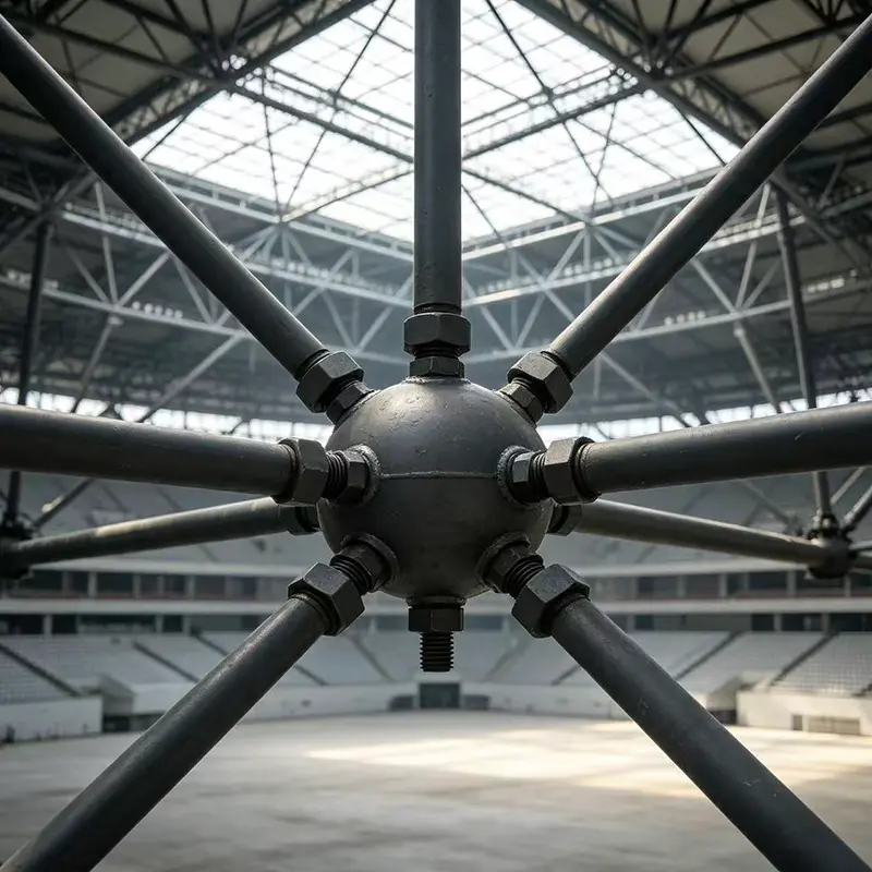 Space Frame stålkonstruktion för stora arenor